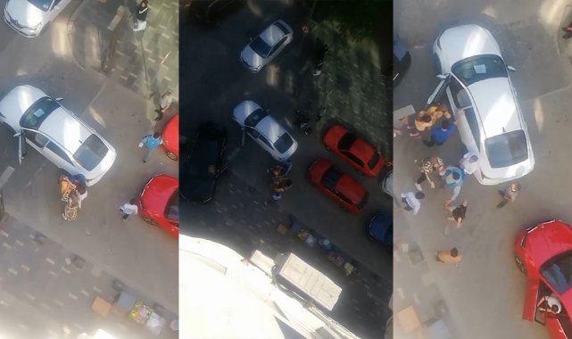 Kadınların yol verme kavgası görenleri hayrete düşürdü