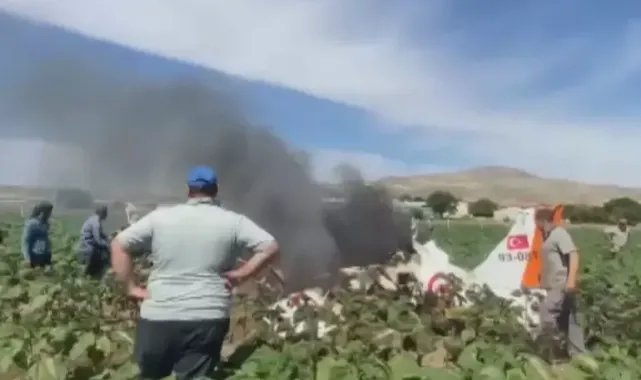 Kayseri’de eğitim uçağı düştü: 2 şehit