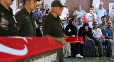 Kazada şehit olan orman personeli son yolculuğuna uğurlandı