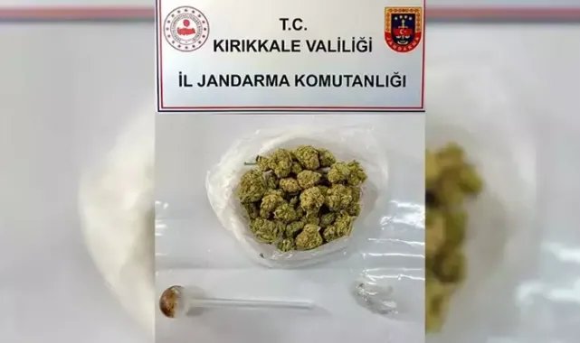 Kırıkkale'de yol kontrolünde uyuşturucuyla yakalandı
