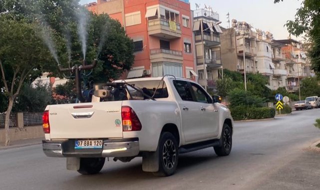 Ödemiş Belediyesi ilaçlama çalışmalarına başladı