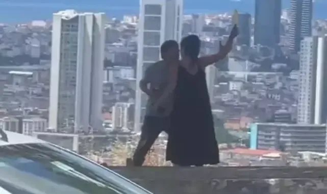 Pendik’te manzara izleyen ikili arasında satırlı tartışma