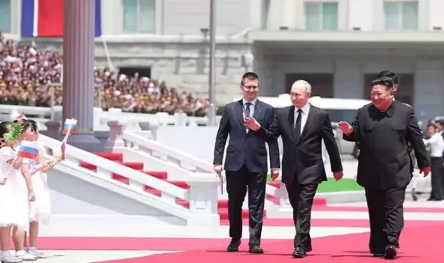 Rusya Devlet Başkanı Putin, Kuzey Kore’de temaslarına başladı