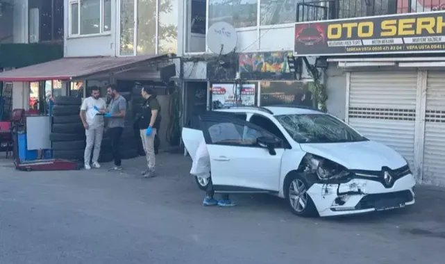 Sultanbeyli'de otomobil gasbedip polise ateş açan şüpheli vurularak yakalandı