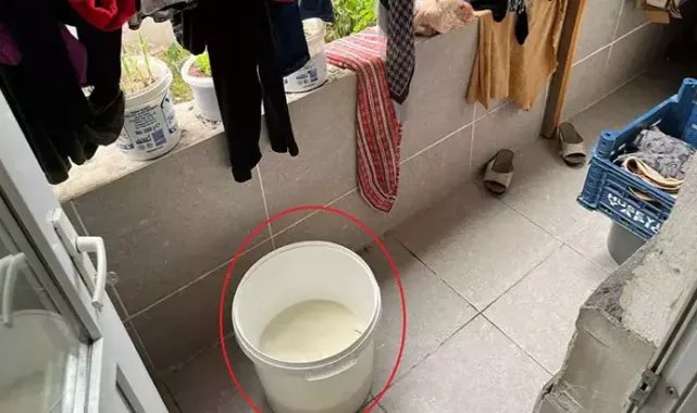 Süt dolu kovanın içine düşen bebeğin bilinci kapalı