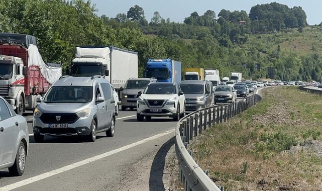 Tatilciler dönüş yolunda