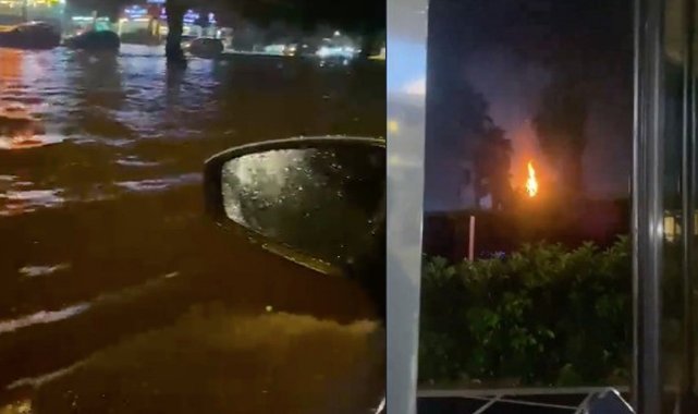 Antalya’da fırtına etkili oldu