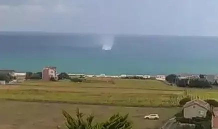 Arnavutköy'de hortum çıktı