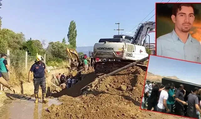 Aydın&#039;da isale hattındaki göçükte ölen 2 işçi, Diyarbakır ve Mardin&#039;de toprağa verildi