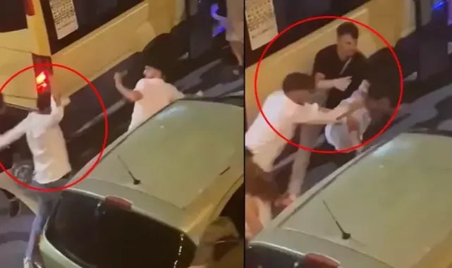 Bahçelievler'de yolcu minibüsünde başlayan kavgada yumruklar havada uçuştu