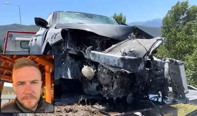 Bariyerlere çarpan otomobilde ölen sürücü, 1 gün önce oğluna sünnet düğünü yapmış