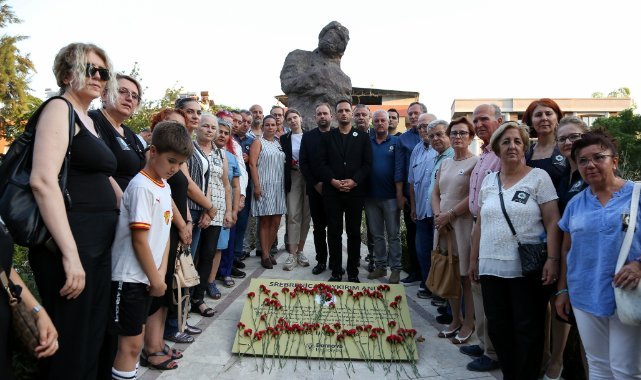 Bornova’da duygu dolu Srebrenica anması
