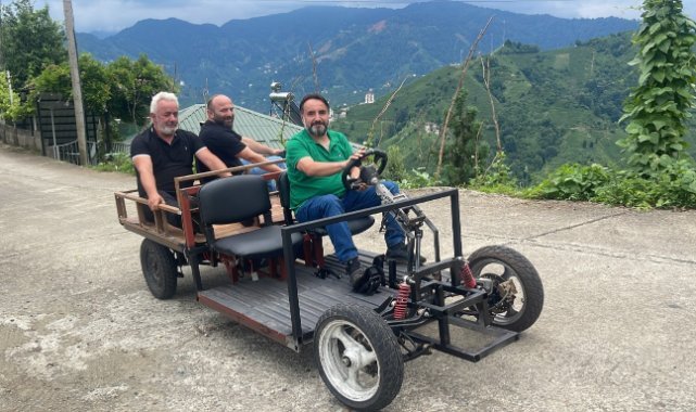 Bu da Rize’nin elektrikli aracı: “Fafatuka”