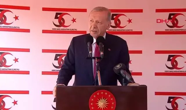 Cumhurbaşkanı Erdoğan'dan KKTC'de önemli açıklamalar