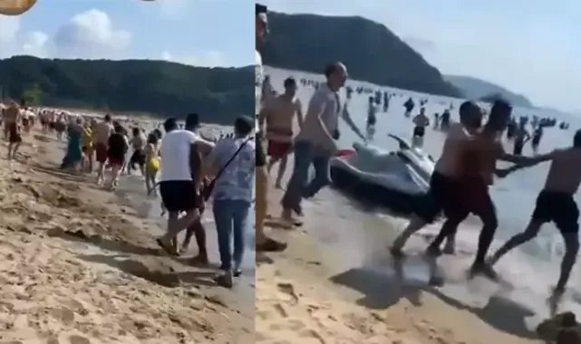 Denizde kadını taciz ettiği iddiasıyla darbedilen şüpheliye gözaltı