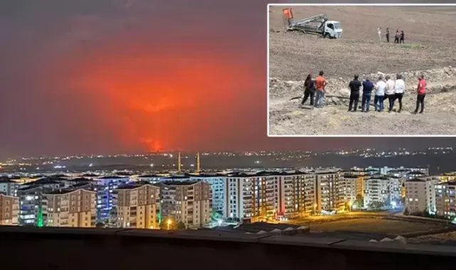Diyarbakır-Mardin sınırındaki yangının çıkış noktasında 7 kişilik bilirkişi heyeti inceleme yaptı