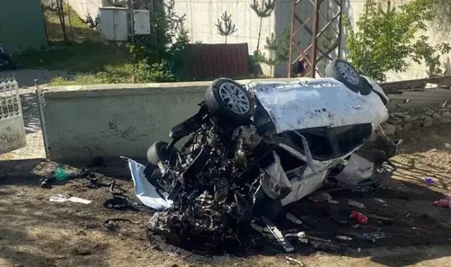 Erzurum'da otomobil 5 metreden düştü: 3 ölü, 4 yaralı