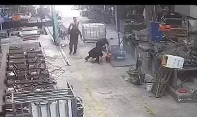 Fabrikada boya kazanı patladı: 1 yaralı