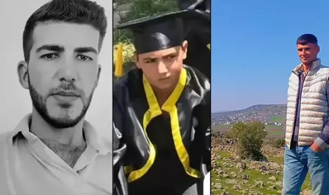 Gaziantep'te gölette boğulan 2'si kardeş 3 kişi toprağa verildi; Deniz'i kurtarmak istemişler
