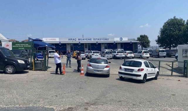Global arızadan araç muayene istasyonları da etkilendi