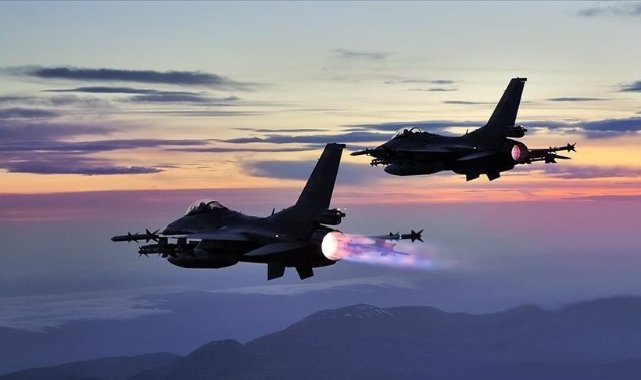 Irak’ın kuzeyine düzenlenen hava harekatı ile 25 hedef imha edildi