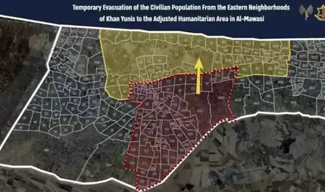 İsrail’den Gazze’deki insani yardım bölgesinin bir kısmına tahliye emri