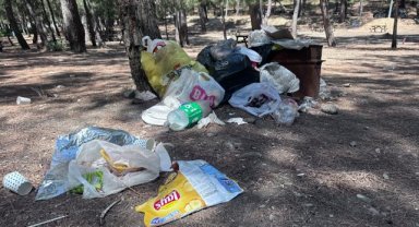 İzmir'in en gözde mesire alanı çöplüğe dönüşmüş durumda
