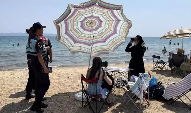 Jandarma, Saros Körfezi kıyılarında Mobil Karakol Aracı ve dronla denetimde