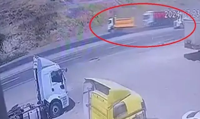 Kamyonla çarpışıp alev alan tankerin şoförü öldü