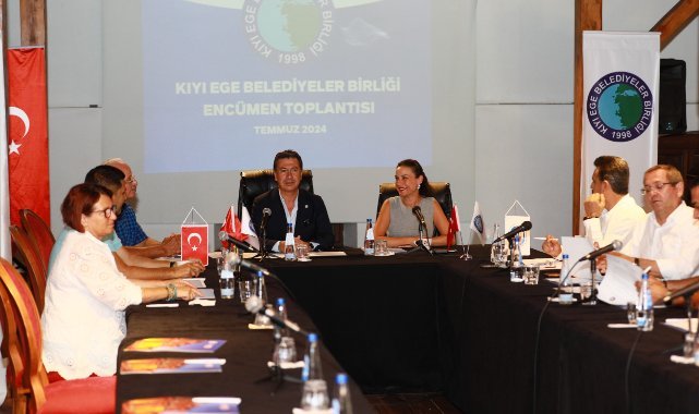 Kıyı Ege Belediyeler birliği Encümen toplantısı Efes Selçuk'ta gerçekleşti