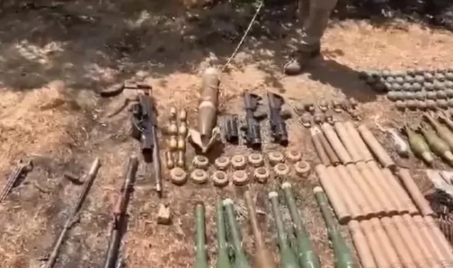 MSB: Irak'ın kuzeyinde çok sayıda silah ve mühimmat ele geçirildi