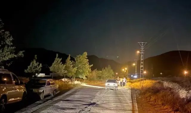 Otomobil ile motosiklet çarpıştı:1 yaralı