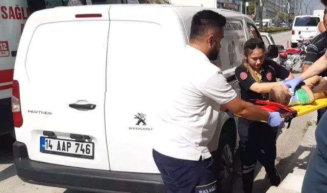 Pencereden düşen bebek yaralandı