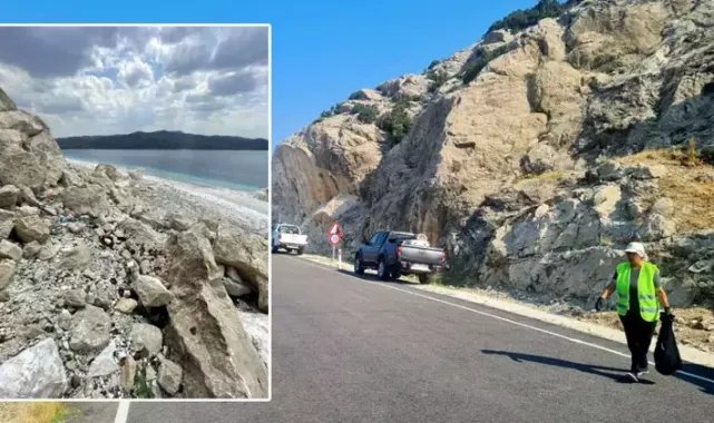 Salda Gölü'nde kuruma ve çöp alarmı