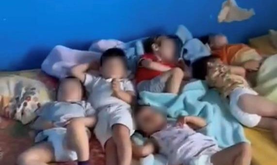 Sarıyer’de anaokulunda şok görüntüler