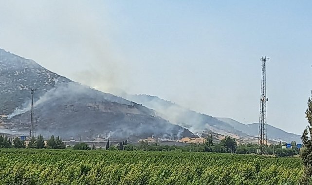 Selçuk’taki orman yangınına havadan ve karadan müdahale