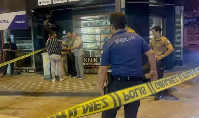 Telefon dükkanına silahlı saldırı