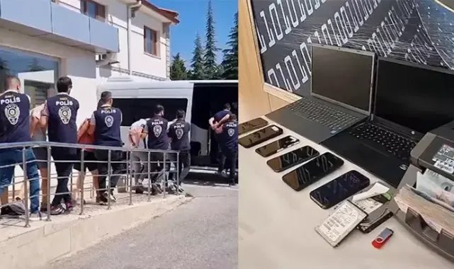 Yasa dışı sanal bahisle kandırıp, 8 milyon TL vurgun yapan suç örgütüne operasyonda 8 tutuklama