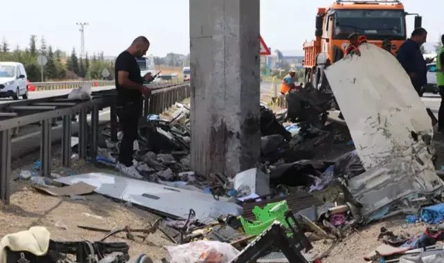 Ankara'da yolcu otobüsü, üst geçidin ayağına çarptı: 9 ölü, 27 yaralı