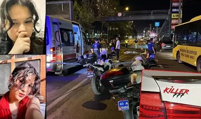 Arkasında 'Killer' yazan otomobilin çarptığı 2 kız kardeş öldü
