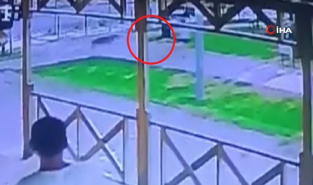 Arnavutköy’de başıboş sokak köpeklerinin kovaladığı çocuk düşerek başını çöp konteynırına vurdu