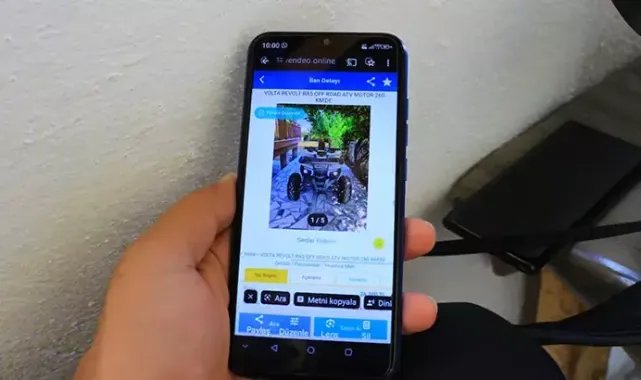 ATV almak isterken kopya site ile 27 bin lira dolandırıldı