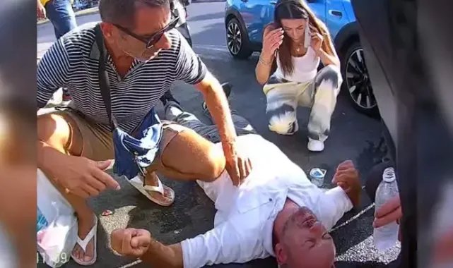 Avcılar'da kazada yaralanan skuter sürücüsüne yabancı doktordan müdahale