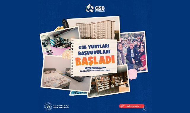 Bakan Bak GSB Yurt başvurularının başladığını duyurdu