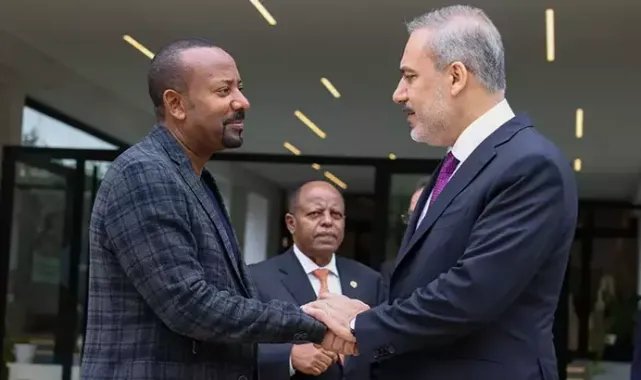 Bakan Fidan, Etiyopya Başbakanı Abiy Ahmed ile bir araya geldi