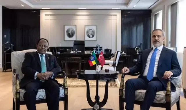 Bakan Fidan, Etiyopyalı mevkidaşı Selassie ile görüştü