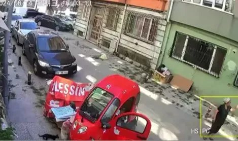 Bakırköy’de otomobille kediyi ezdi; umursamadan evine gitti