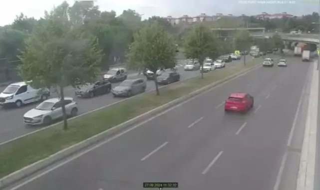 Bakırköy'deki TIR kazası İETT otobüsü kamerasında