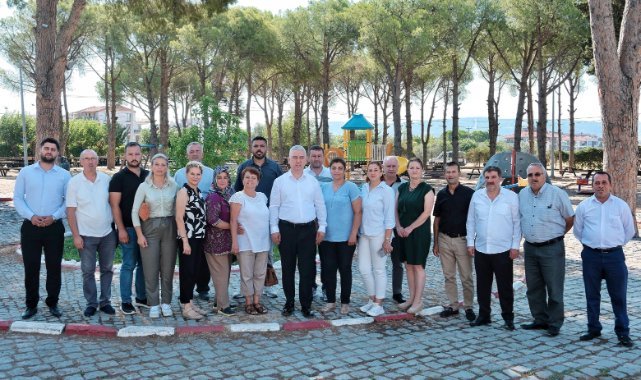 Başkan Çelik merkez mahalle muhtarlarıyla buluştu