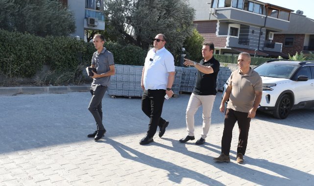 Başkan Çiçek Sahaya İndi Çalışmaları İnceledi